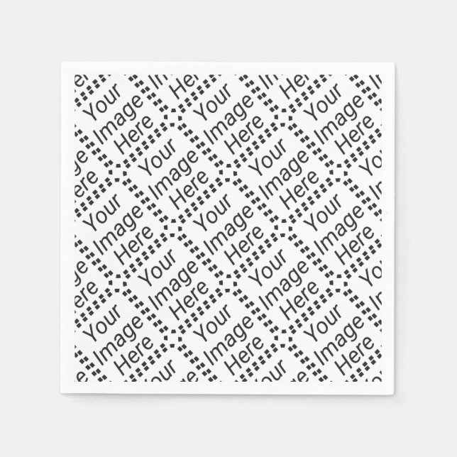 DIY. Make it totally yours, upload image, add text Napkins (Front)
