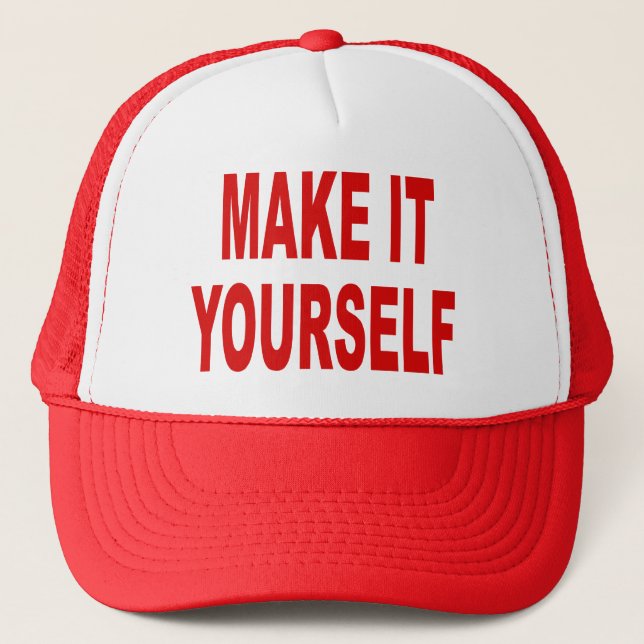 DIY Make It Yourself Custom Baseball Cap (Front)