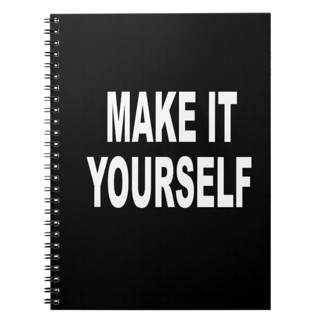 DIY Make It Yourself Notebook (Front)