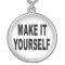 DIY Make It Yourself Silver-Plated Necklace