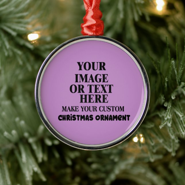 DIY Make Your Own Custom Personalized Christmas Metal Ornament (Tree)
