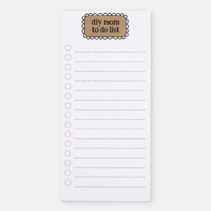 DIY Mom To Do List Pad Magnetic Planner
