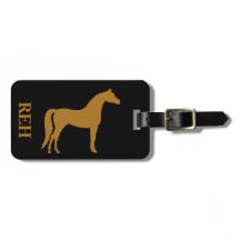 DIY Monogram Matte Gold Horse on Any Color