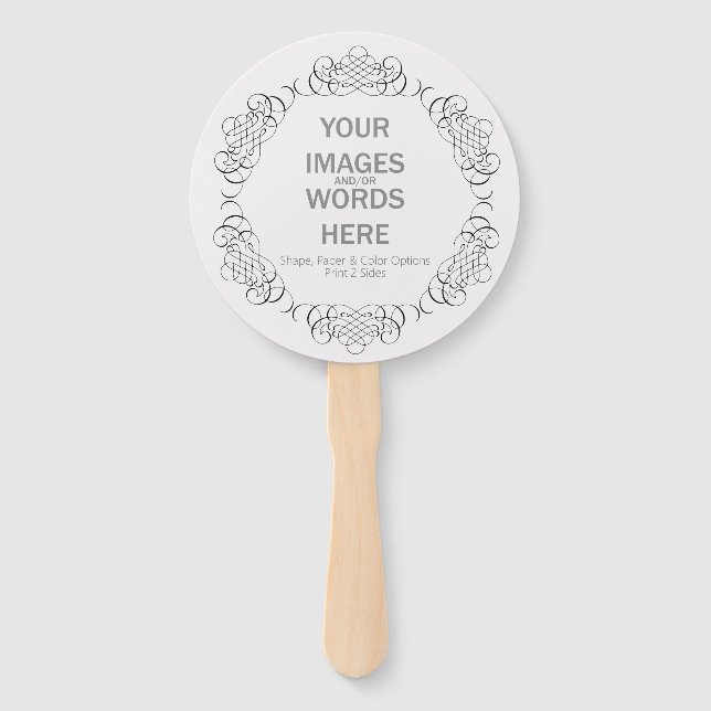 DIY (More Options) - Hand Fan (Front)