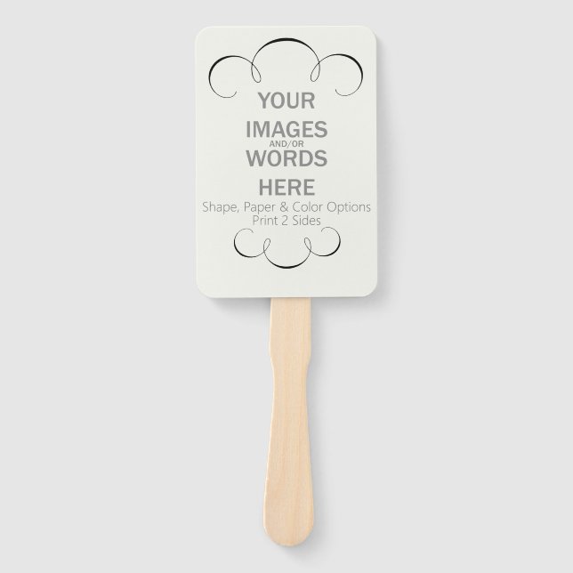 DIY (More Options) - Hand Fan (Front)