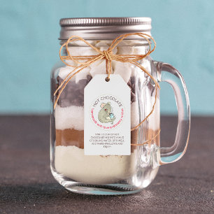 DIY Mouse Homemade Hot Chocolate Gift Instruction Gift Tags