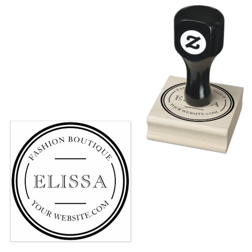 DIY PERSONAL or BUSINESS LOGO DESIGN Rubber Stamp