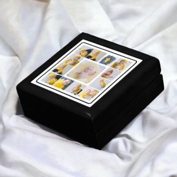 Diy Personalized 13 Photo Collage Template Gift Box by Ricaso at Zazzle