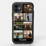 Diy Photo Collage 7 Picture Your Name Black Otterbox Symmetry Iphone 11 Case at Zazzle