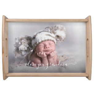 DIY Photo Gift For Grandma Serving Tray