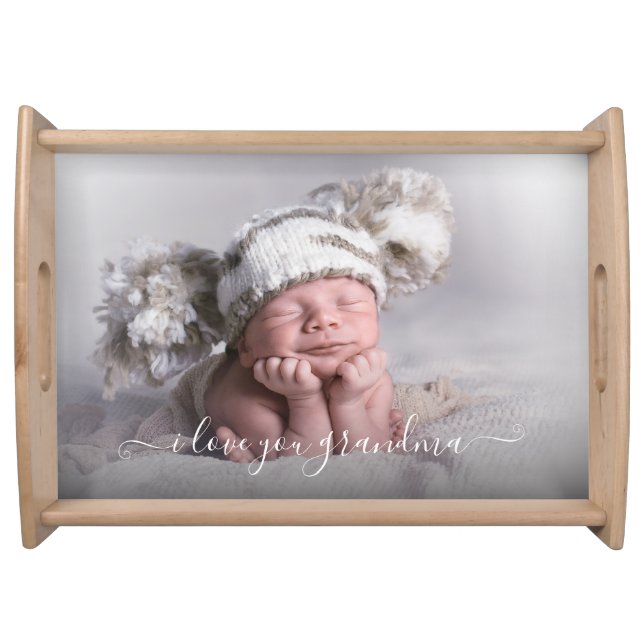 DIY Photo Gift For Grandma Serving Tray (Front)