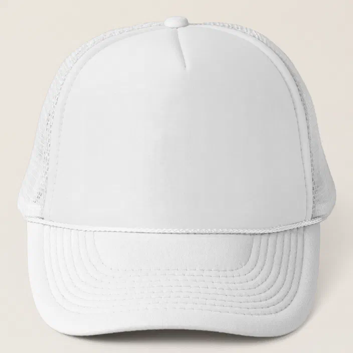 Diy Plain Blank White Hat To Design Your Own Zazzle Com