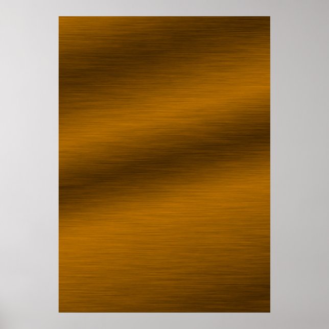 DIY Poster with Brushed Copper Background Art (Front)