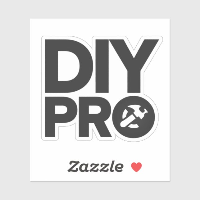 DIY Pro T-Shirt Sticker (Sheet)