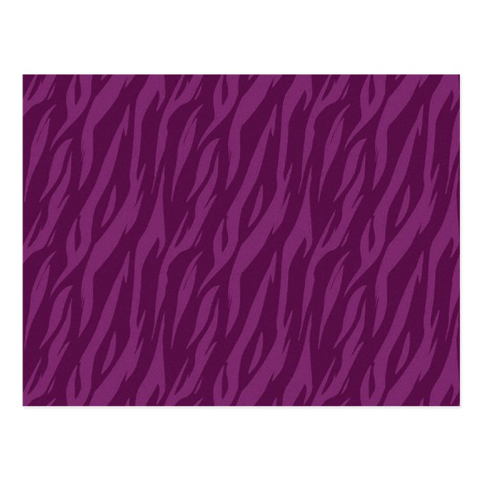 DIY Purple Zebra Background Color Design Your Own Postcard