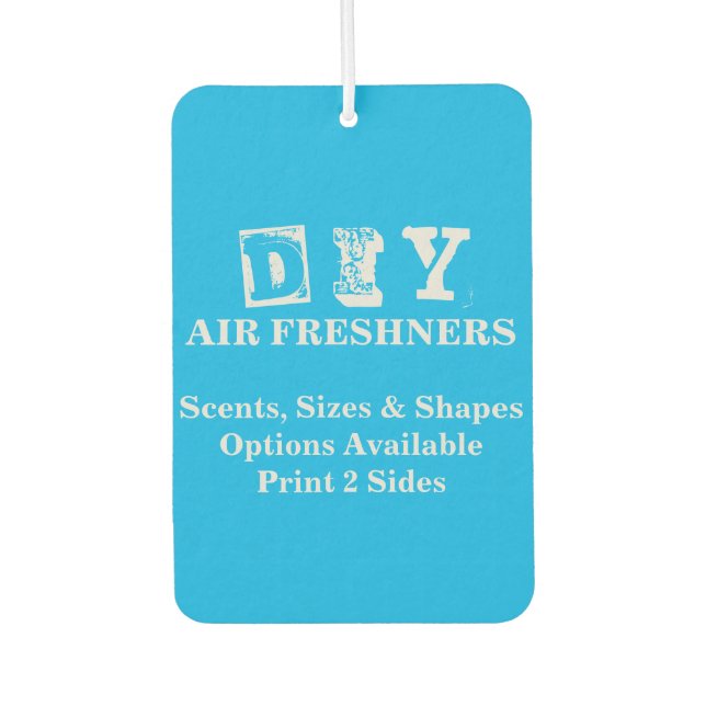DIY (Scent & Shape Options) - Car Air Freshener (Front)