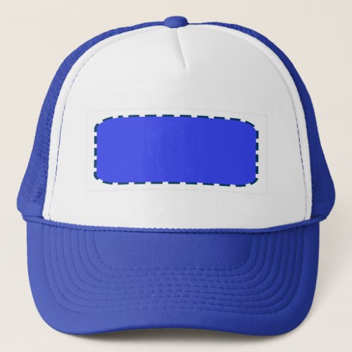 DIY Template easy add color text photo personalize Trucker Hat