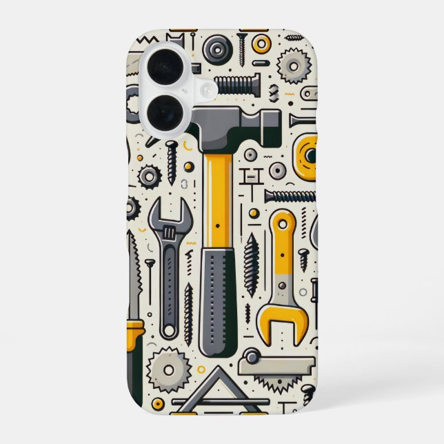 DIY Tool Assortment iPhone Case (Back)