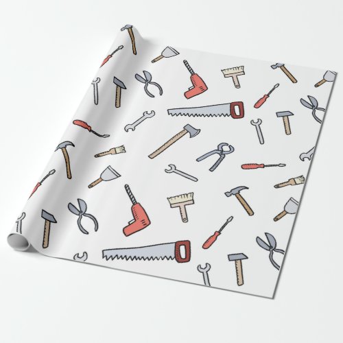 DIY tools wrapping paper