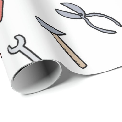 DIY tools wrapping paper Zazzle