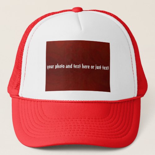 DIY trucker hat for teams companies families