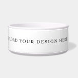 DIY Upload Your Own Pet Bowl<br><div class="desc">Customize your design in Templett. After you are done editing,  download your file in a JPG format (don't forget to turn on the bleed option). Upload your design here by clicking on the blue "Personalize" button.</div>
