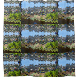 DIY upload your PHOTO IMAGE TEXT Shower Curtain