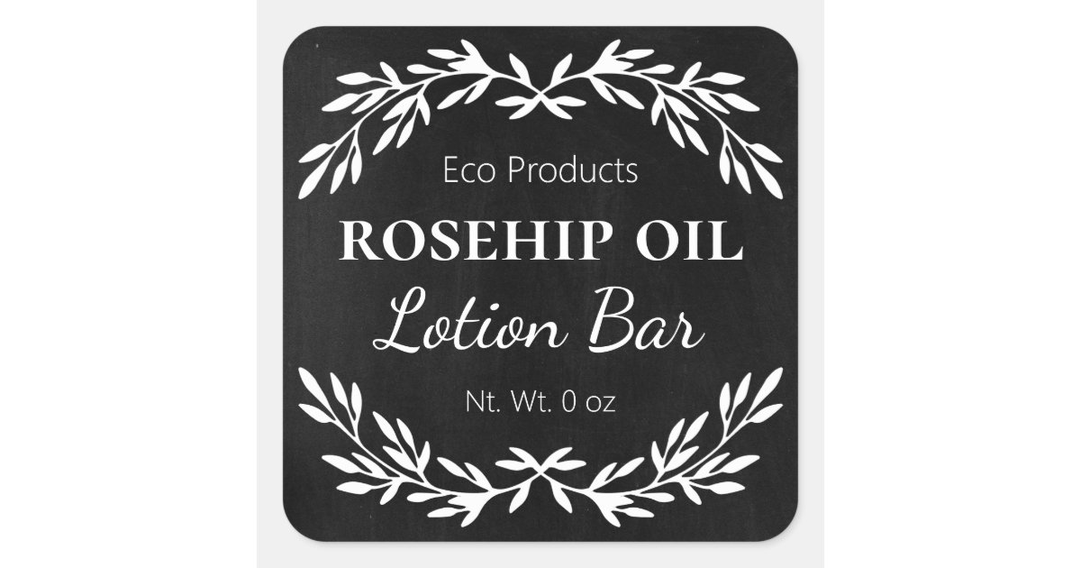 DIY Vintage Chalkboard Lotion Bar Labels | Zazzle.com