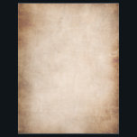 DIY Vintage Scroll Invitation Parchment Paper<br><div class="desc">Create your own rustic scroll invitations or old stationery paper letterhead for any occasion... This faux vintage blank parchment paper depicts the texture of real vellum, stained and burned on the edges for an antique design. Add your own text and calligraphy to make diy birthday party invitations, elegant baby showers,...</div>