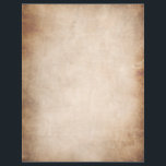 DIY Vintage Scroll Invitation Parchment Paper<br><div class="desc">Create your own rustic scroll invitations or old stationery paper letterhead for any occasion... This faux vintage blank parchment paper depicts the texture of real vellum, stained and burned on the edges for an antique design. Add your own text and calligraphy to make diy birthday party invitations, elegant baby showers,...</div>