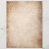 DIY Vintage Scroll Invitation Parchment Paper (Back)