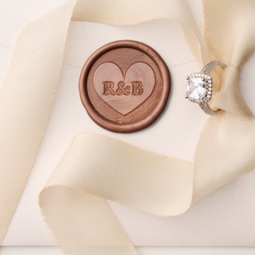 DIY wax seal stamp for classy wedding invites