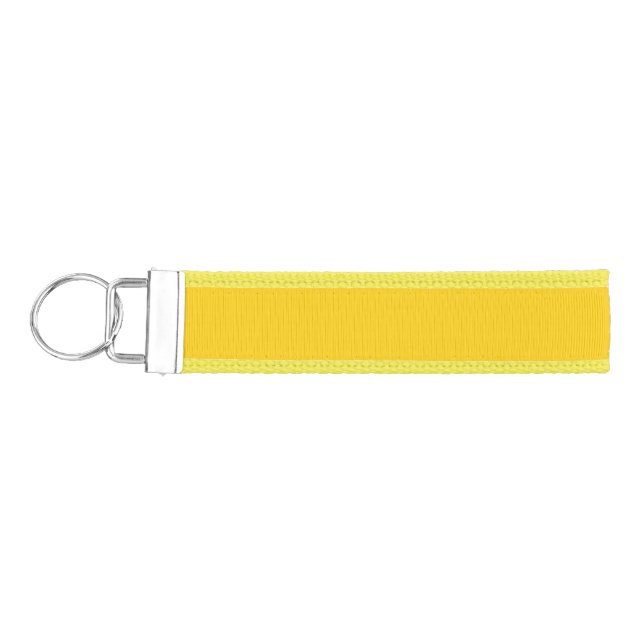 DIY Wrist Keychain Yellow V02F (Keys on Left)