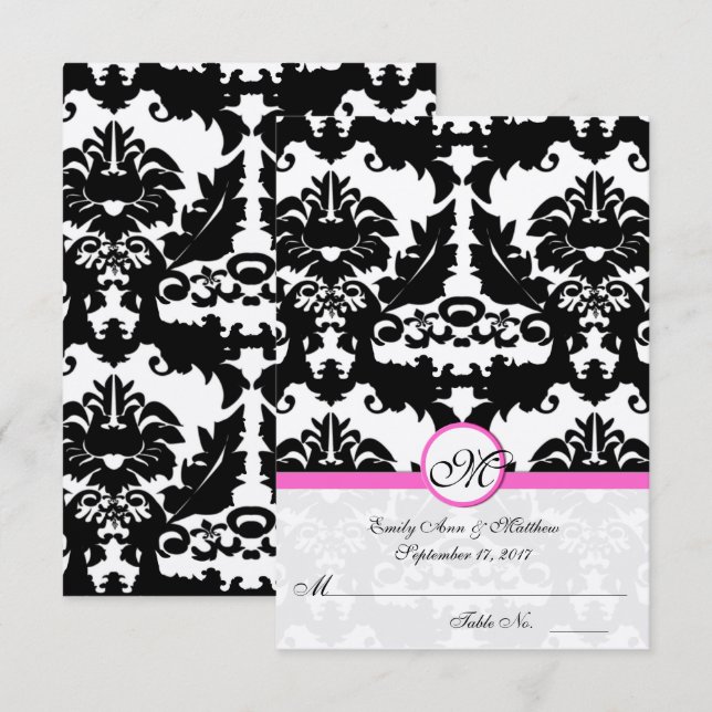 DIY You Score and Fold Tent Wedding Place Cards (Front/Back)