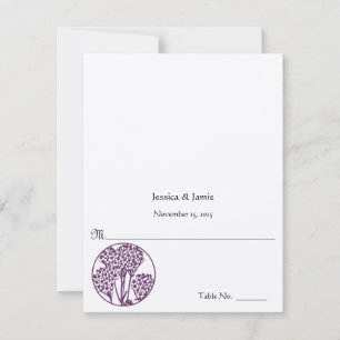 DIY You Score and Fold Tent Wedding Place Cards