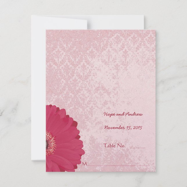 DIY You Score and Fold Tent Wedding Place Cards (Front)