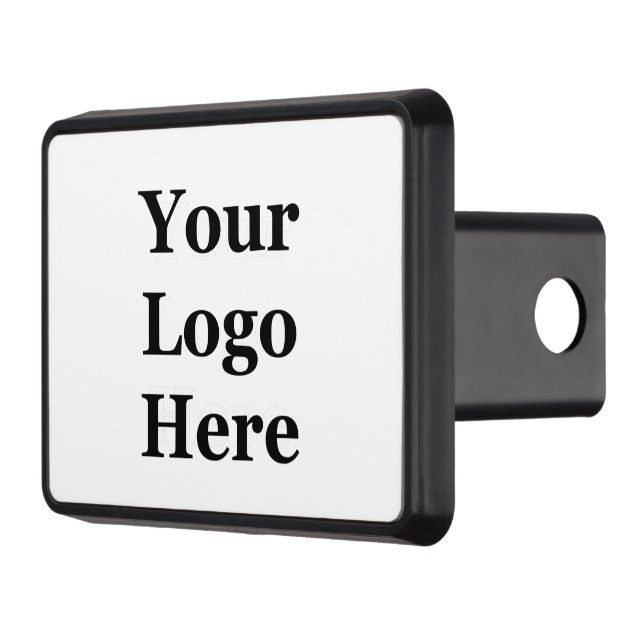 DIY Your Logo Here for White Hitch Cover (Left)