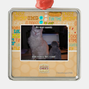 diz mai squidz metal ornament