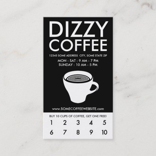 dizzy coffee loyalty program