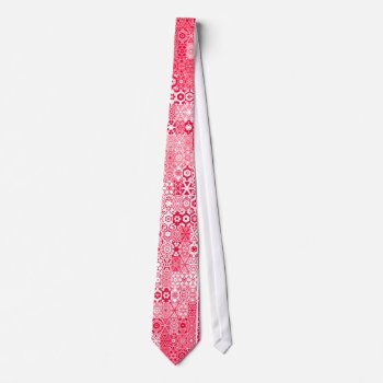 Dizzy Delights Pattern_red Tie by UCanSayThatAgain at Zazzle