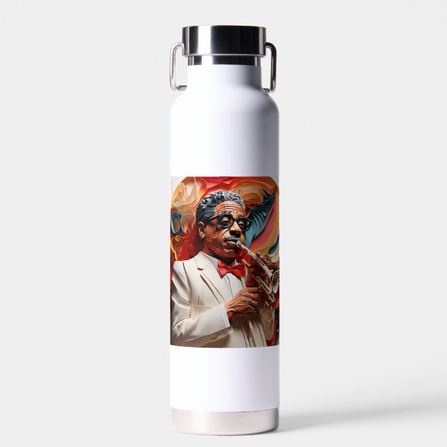 Dizzy Gillespie Water Bottle (Front)