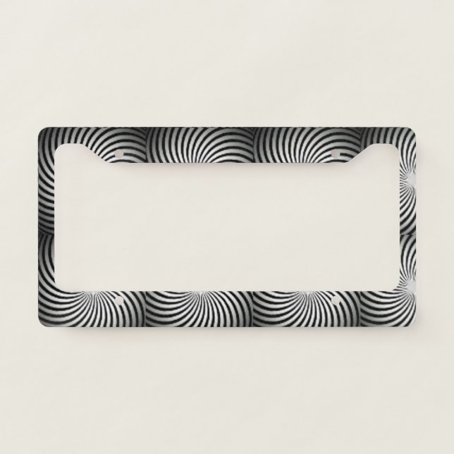 Dizzy License Plate Frame (Front)