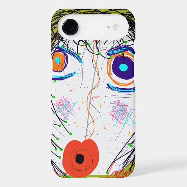 Dizzy Lizzy Phone Case by Susan Fielder Art (Back)