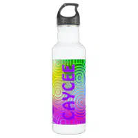 Neon BPA-Free Plastic Water Bottles - 12 Pc.