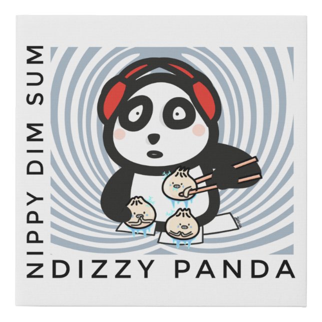Dizzy Panda - Nippy Dim Sum Canvas (Front)