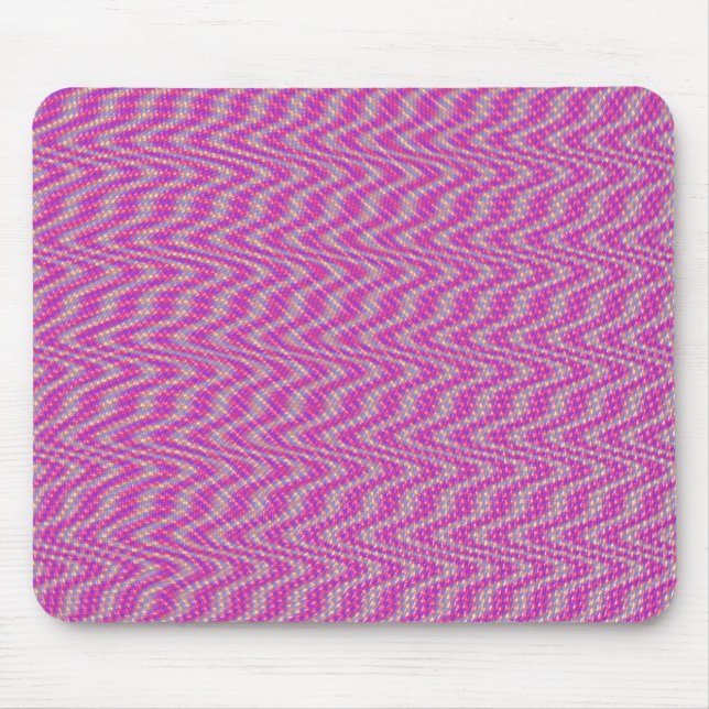 Dizzy Pink Mouse Pad (Front)