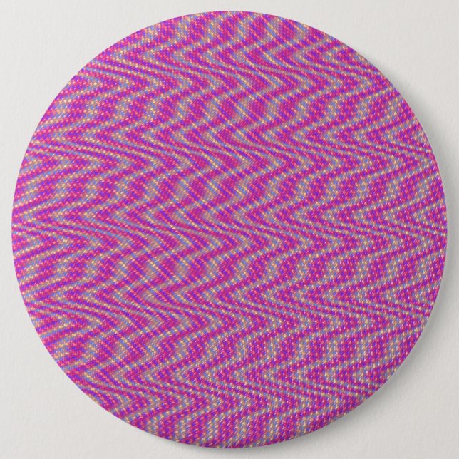 Dizzy Pink Pinback Button (Front)