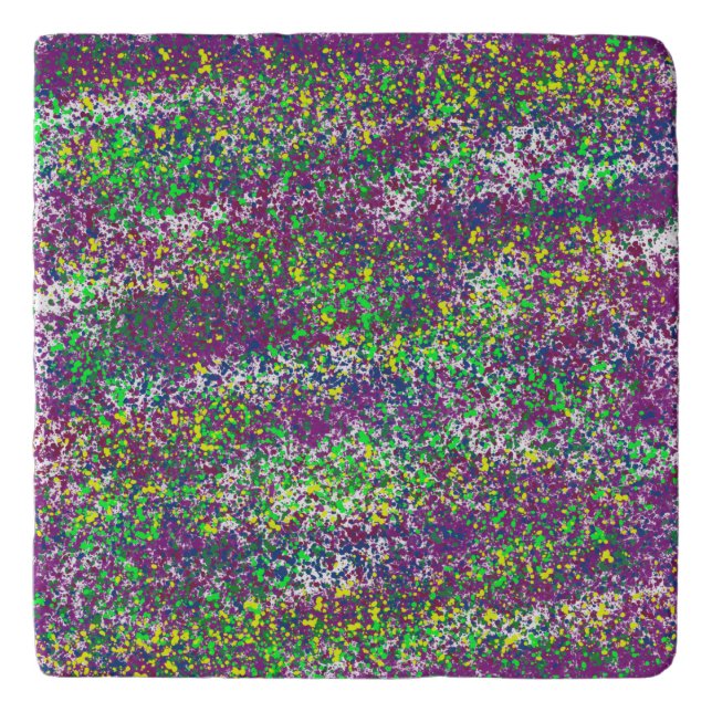 Dizzy Splatter Trivet (Front)