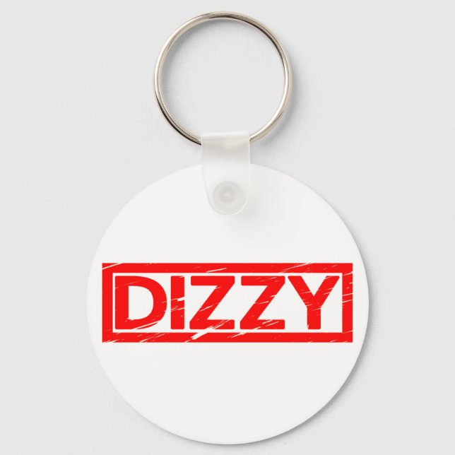 Dizzy Stamp Keychain (Front)