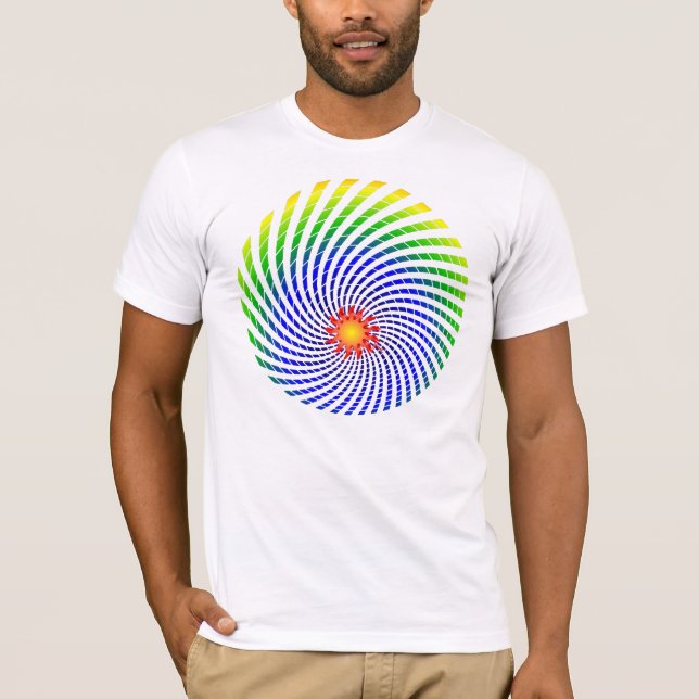 Dizzy Sun Rainbow One Sided Shirt (Front)